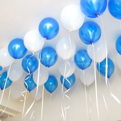pack of 50 balloons dark blue 