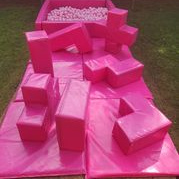pink softplay tetris set 