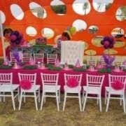 10 seater kids white Tiffany chairs  
