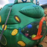 Frog balloon dome
