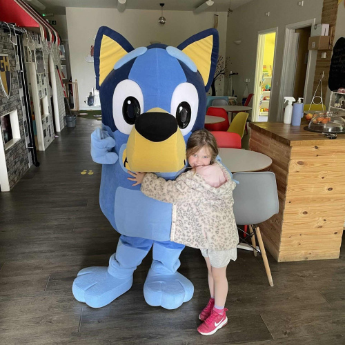 Bluey mascot